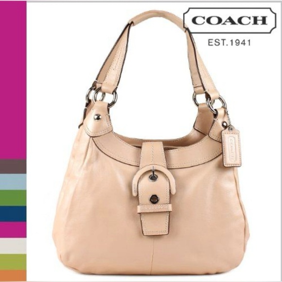 Coach Handbags - Coach Pink Leather SoHo Lynn Shoulder Bag. EUC